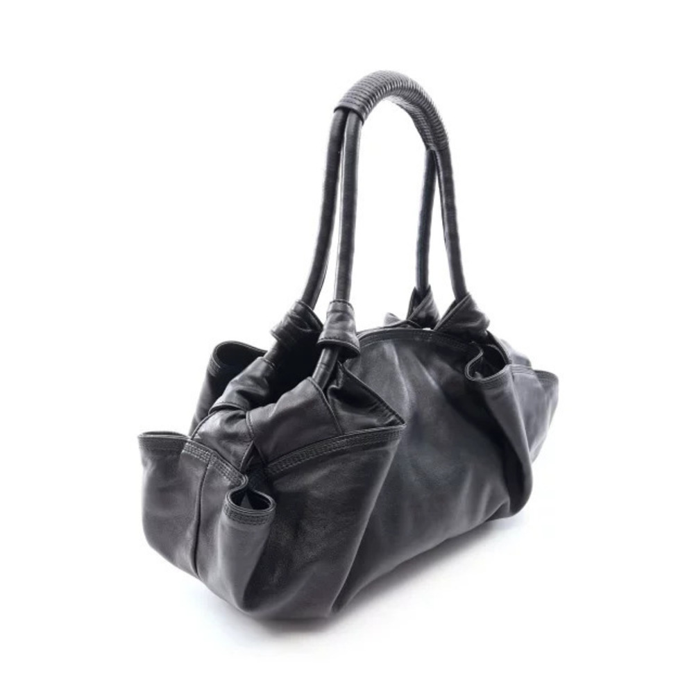 Loewe Black Leather Handbag Nappa Aire Black